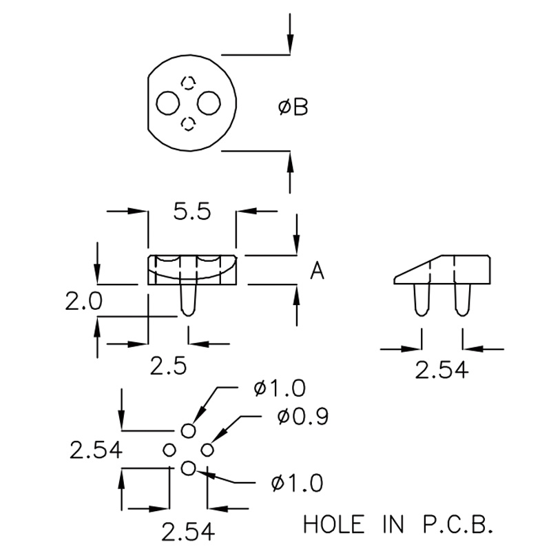 LED Lens Holder LS-EF1A